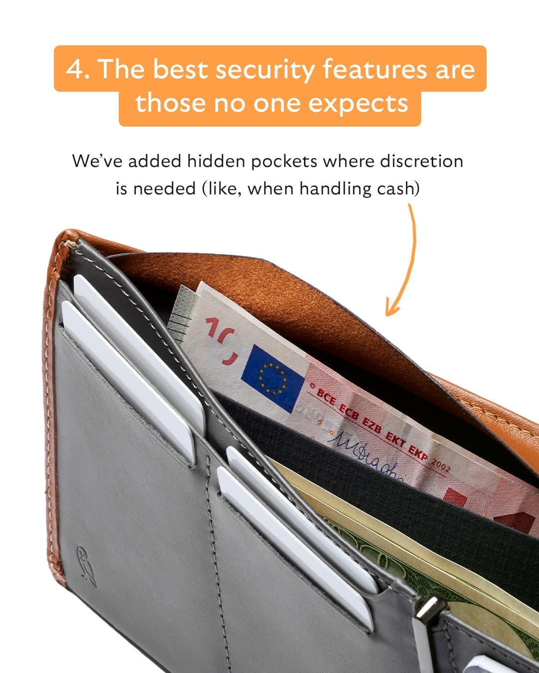 Bellroy · Feature Benefit Pointout ad