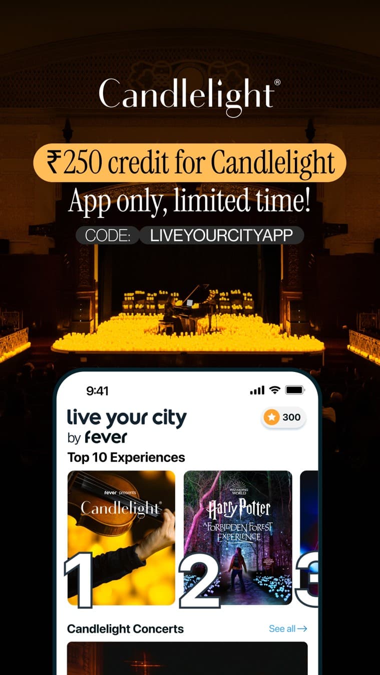 Candlelight Concerts by Fever · Offer-First Banner ad
