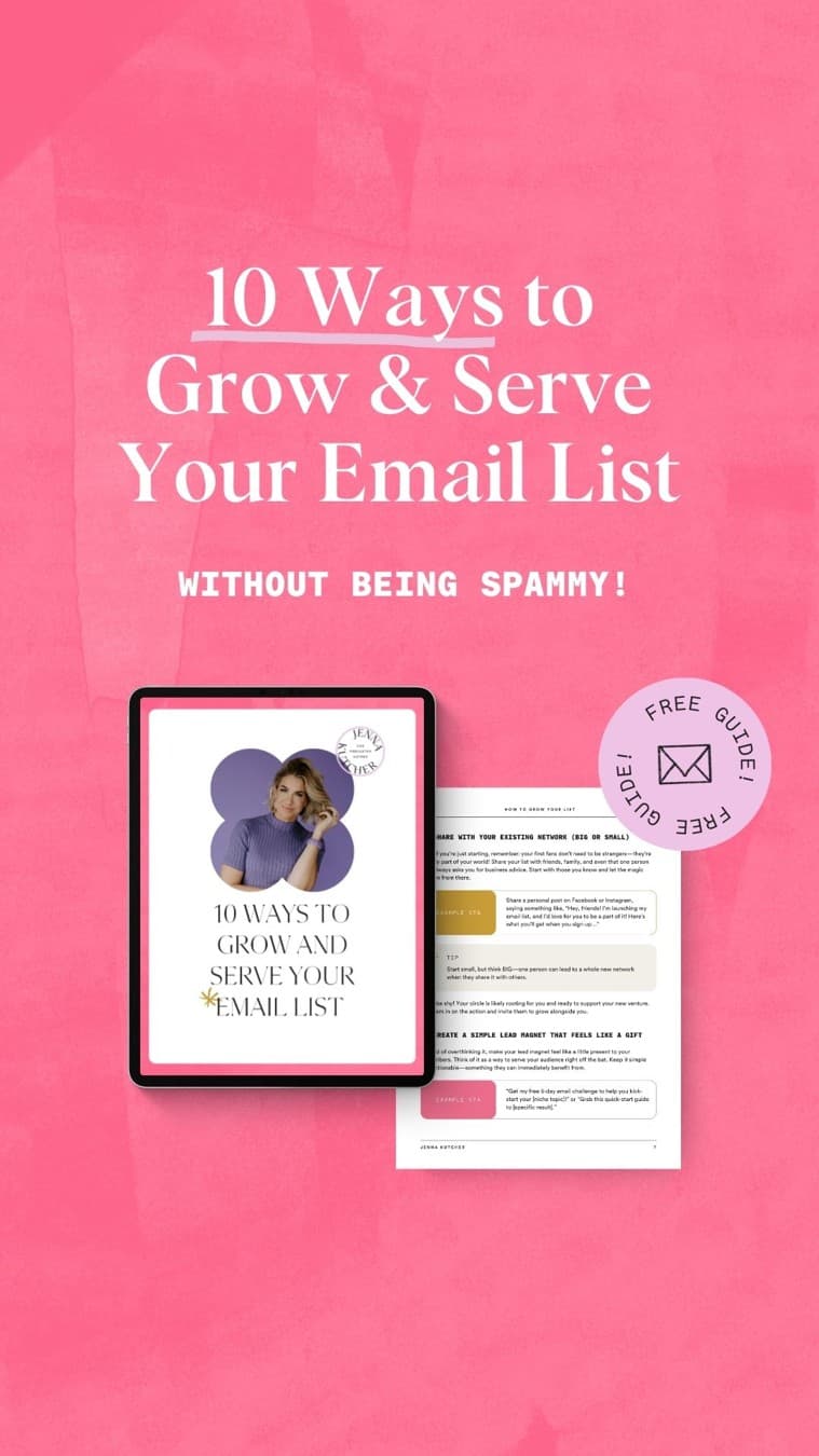 Jenna Kutcher · Document Mockup ad