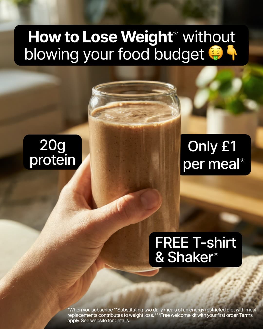 Huel · Feature Benefit Pointout ad
