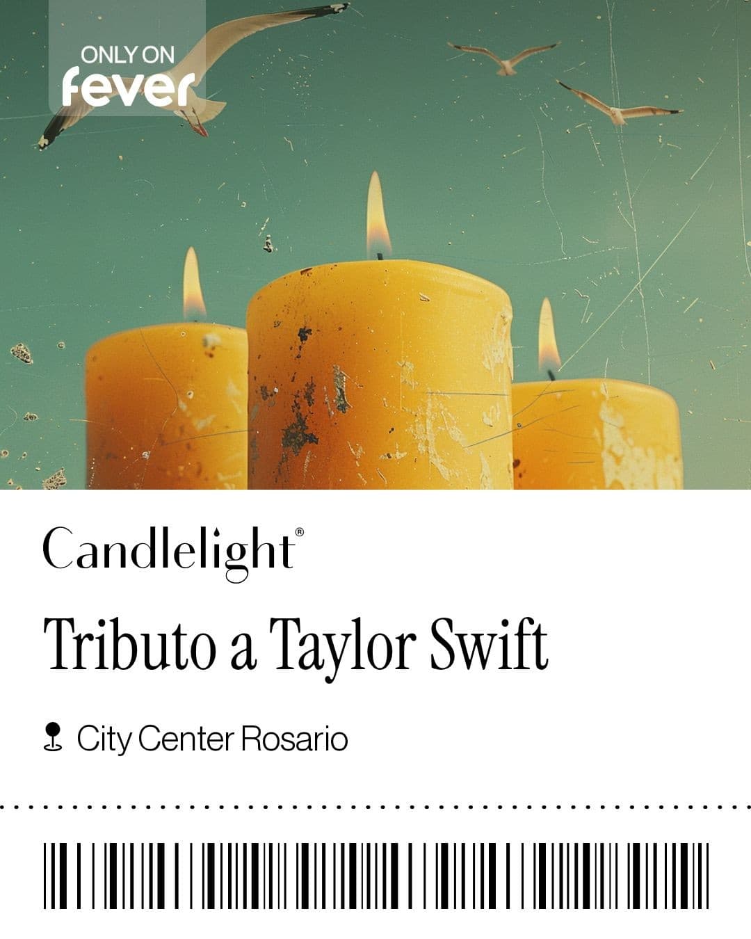 Candlelight Concerts by Fever · Document Mockup ad