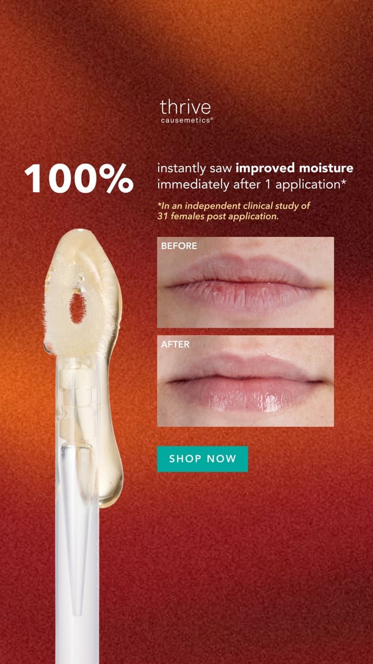 Thrive Causemetics · Before and After ad