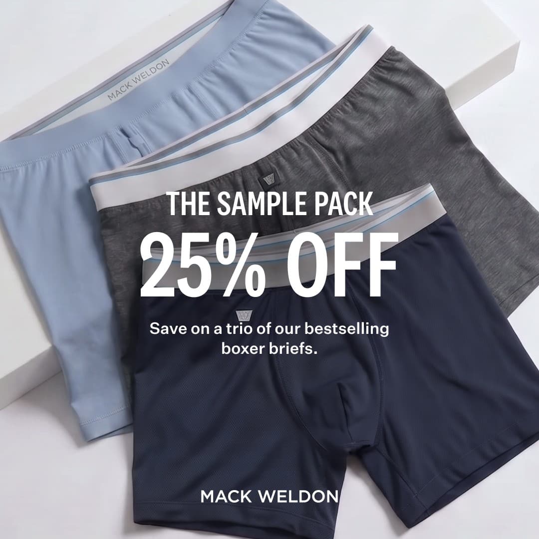 Mack Weldon · Offer-First Banner ad