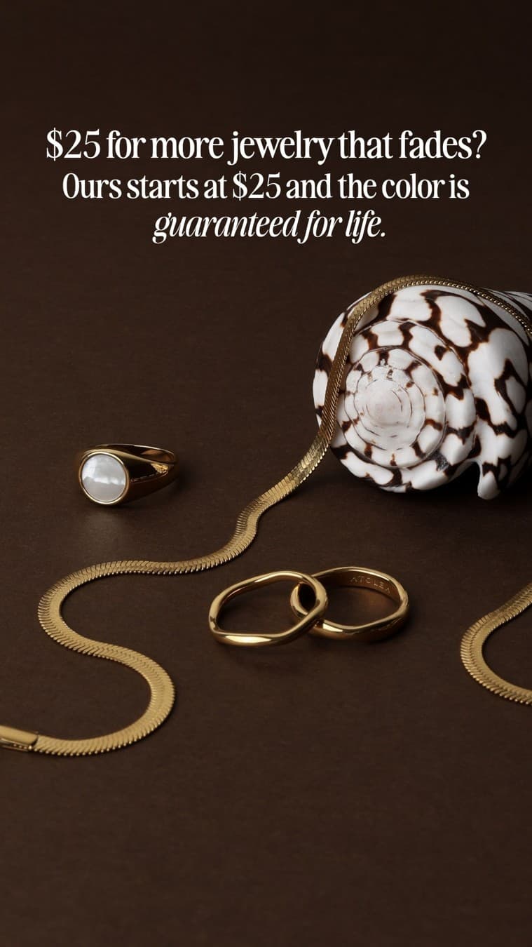 Atolea Jewelry · Flatlay ad