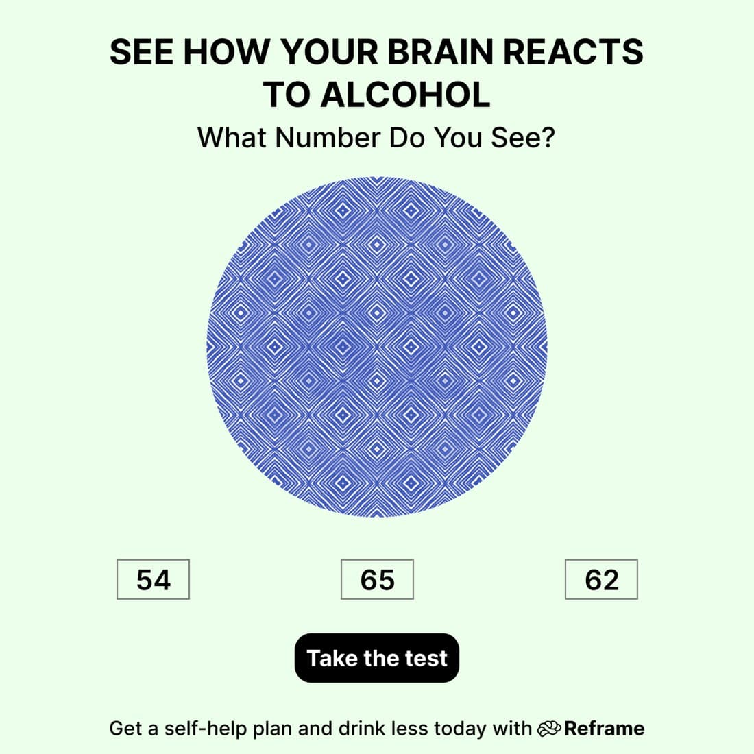 Reframe · Quiz / Poll ad