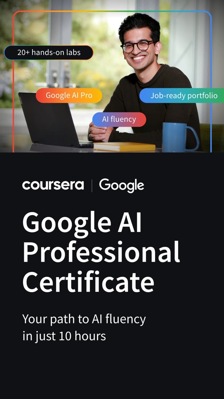 Coursera · Editorial ad