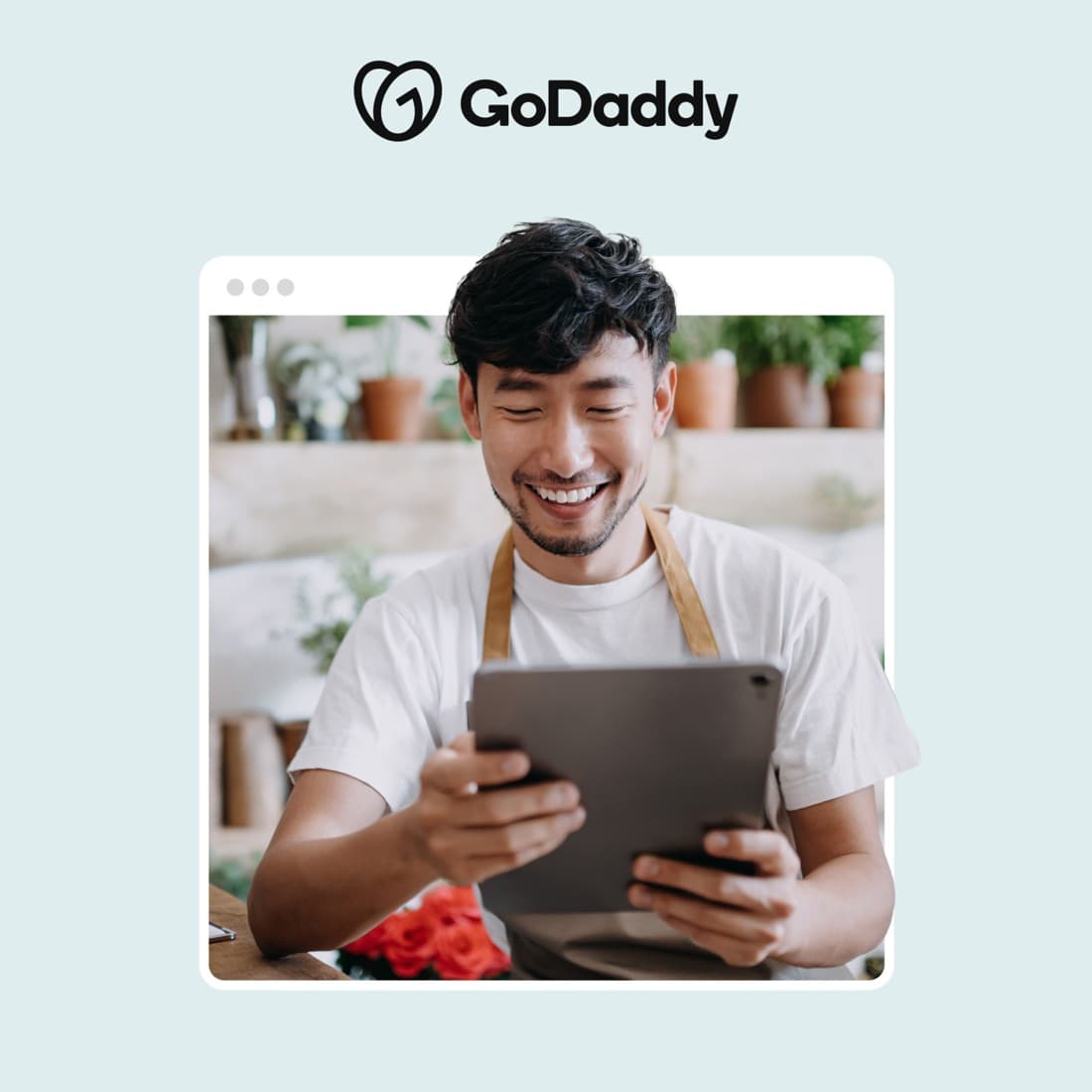 GoDaddy · Lifestyle Image ad