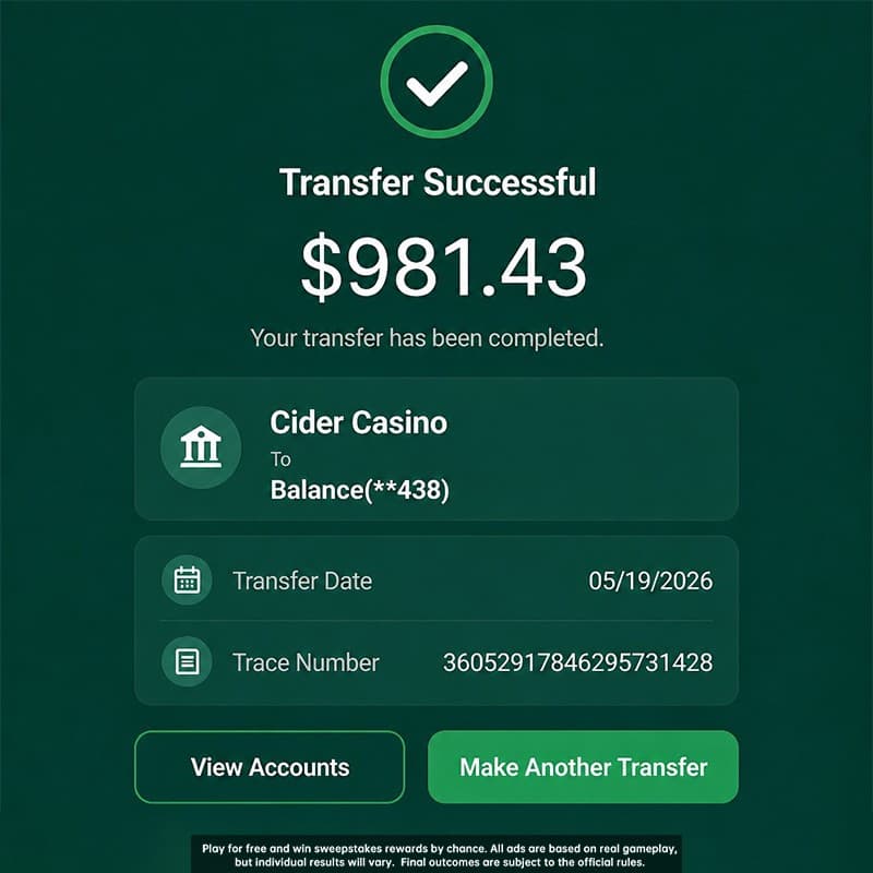 Cider Casino · Document Mockup ad