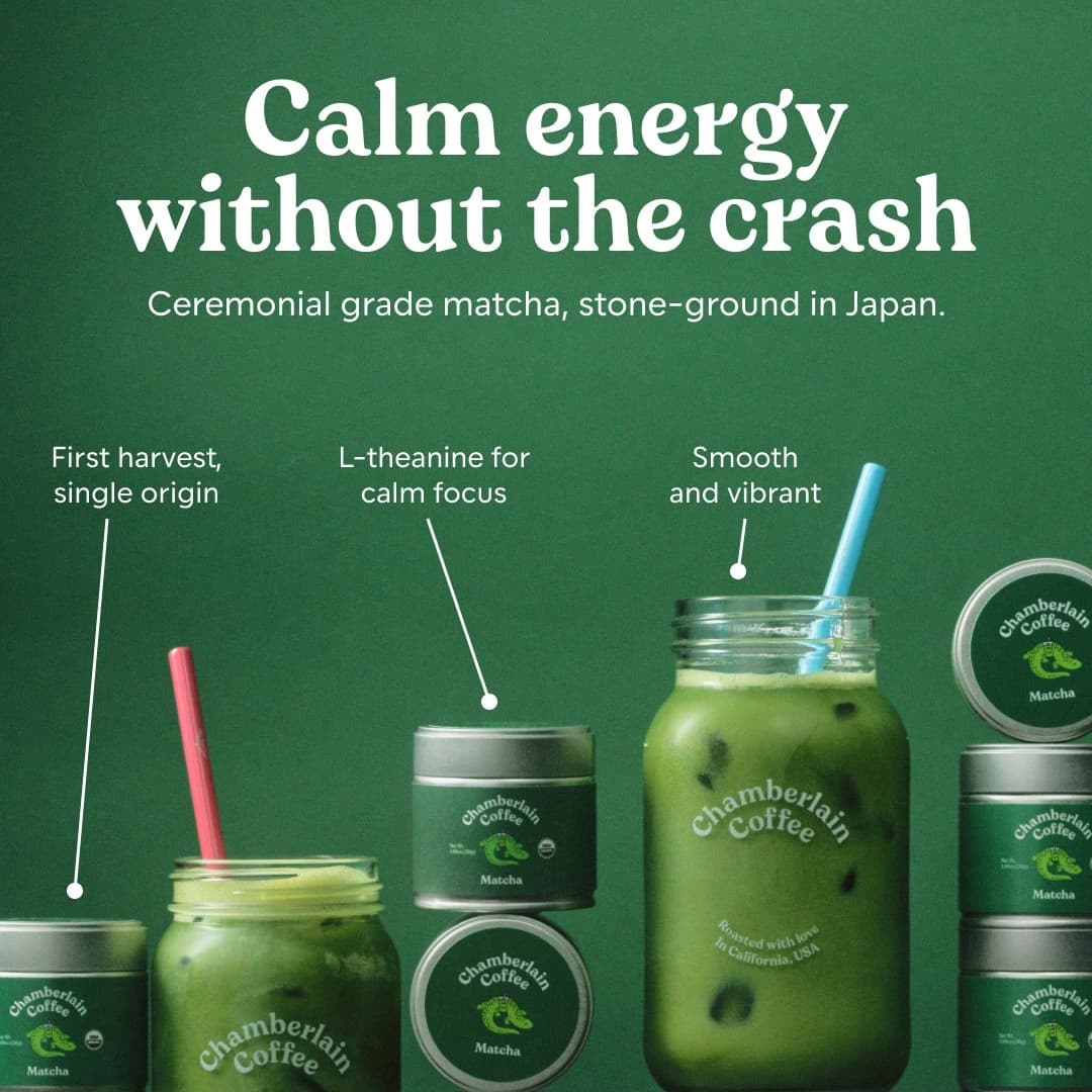 Chamberlain Coffee · Feature Benefit Pointout ad