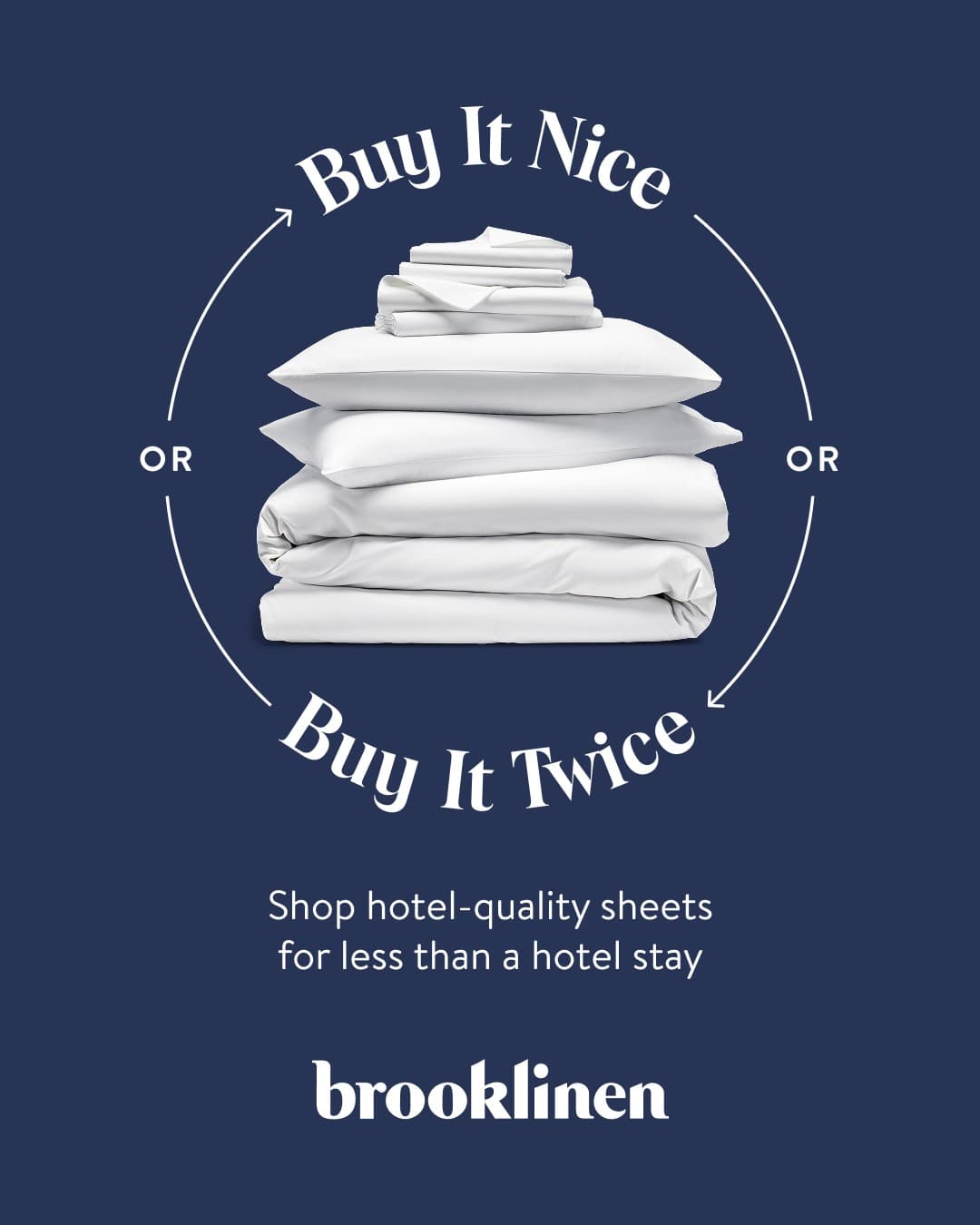 Brooklinen · Product Image ad