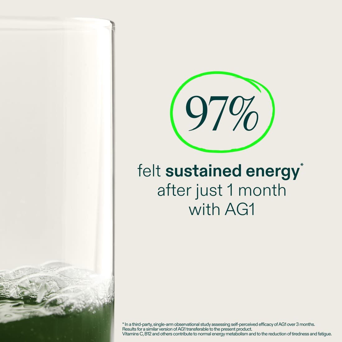 AG1 by Athletic Greens · Statistic ad