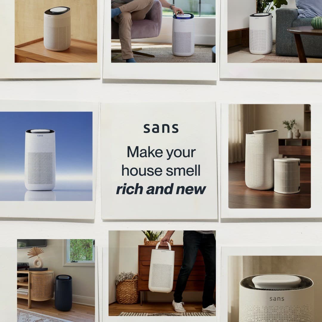 Sans · Collage ad