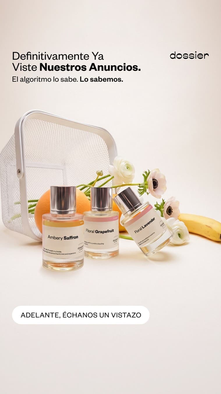 Dossier · Flatlay ad