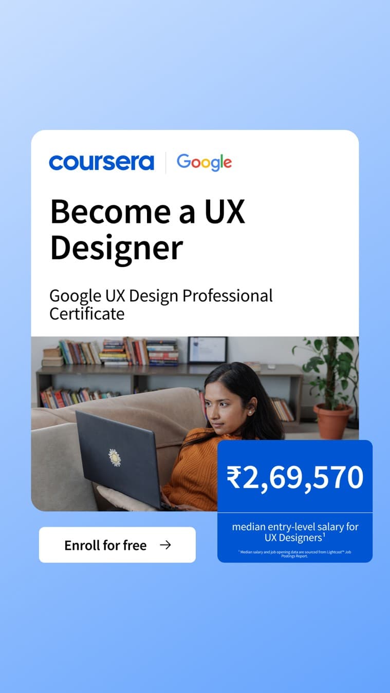 Coursera · Lifestyle Image ad