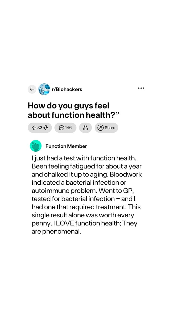 Function Health · Social Comments ad
