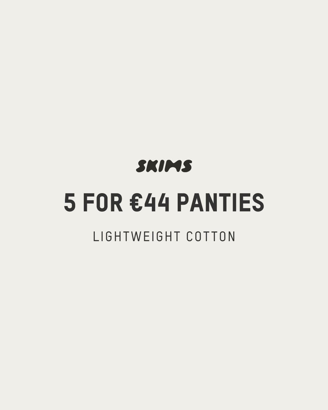 SKIMS · Offer-First Banner ad