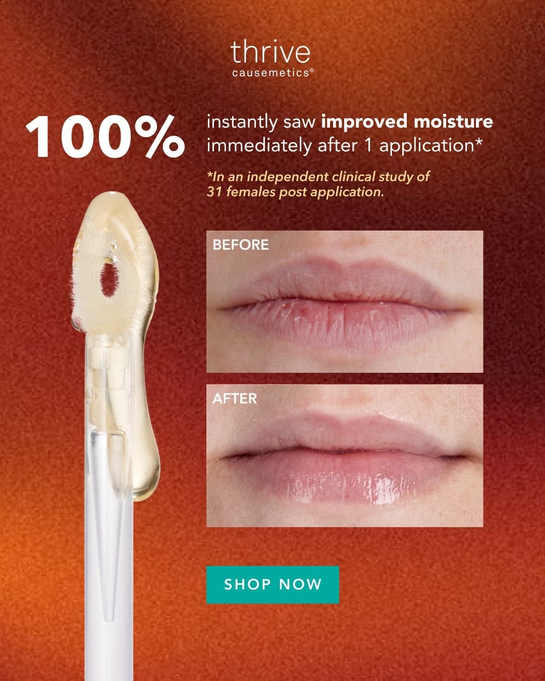 Thrive Causemetics · Before and After ad