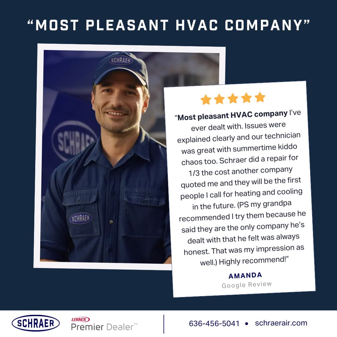Schraer Heating & Air Conditioning · Review ad