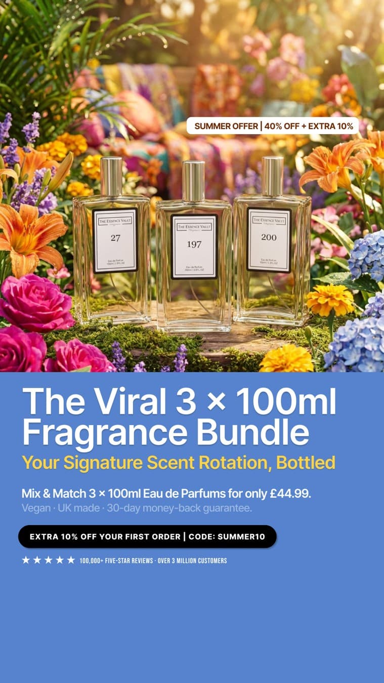 The Essence Vault · Offer-First Banner ad