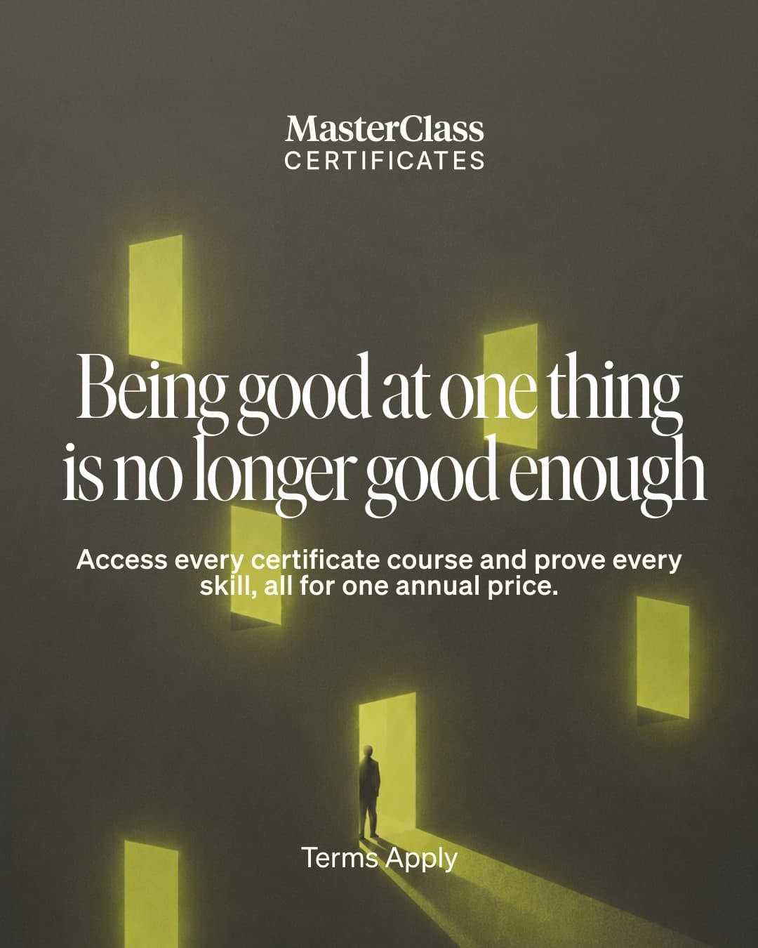 MasterClass · Editorial ad