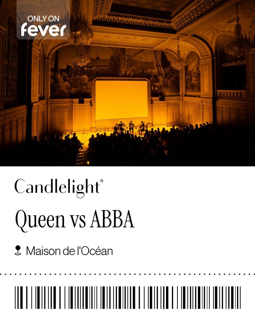 Candlelight Concerts by Fever · Document Mockup ad