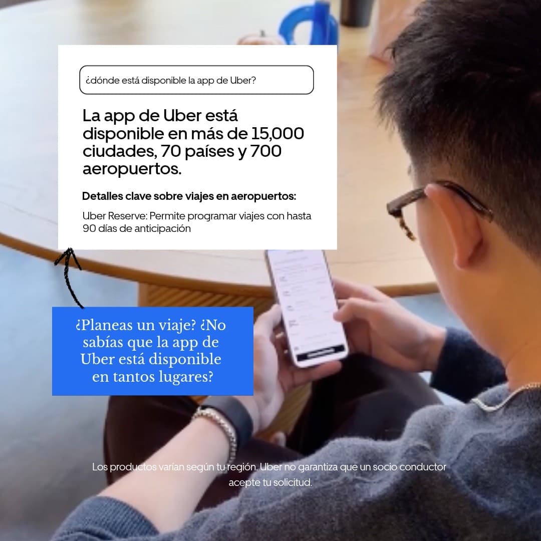 Uber · UGC Overlay ad
