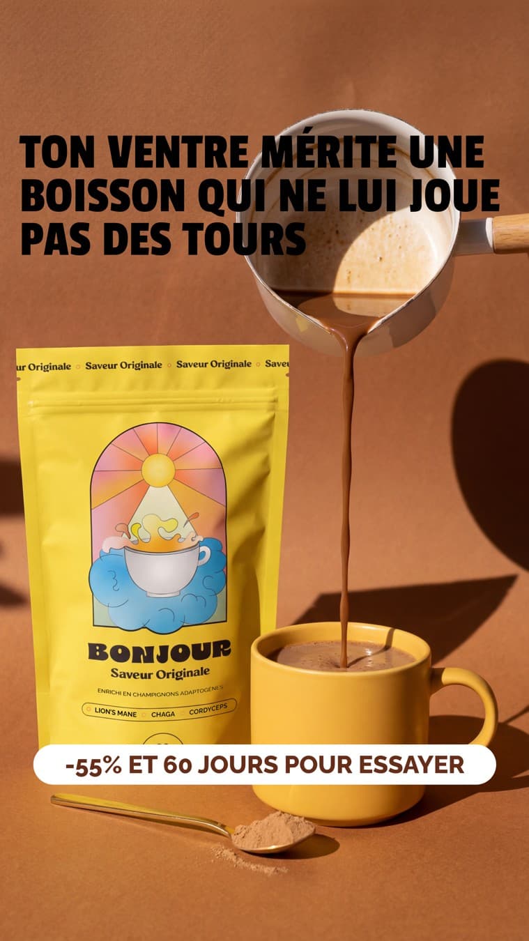 Bonjour · Editorial ad