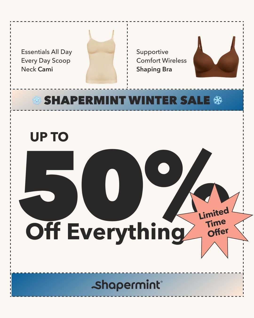 Shapermint · Offer-First Banner ad
