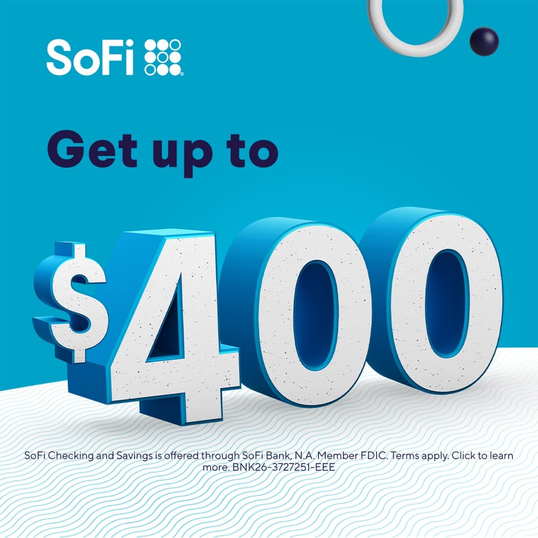 SoFi · Offer-First Banner ad