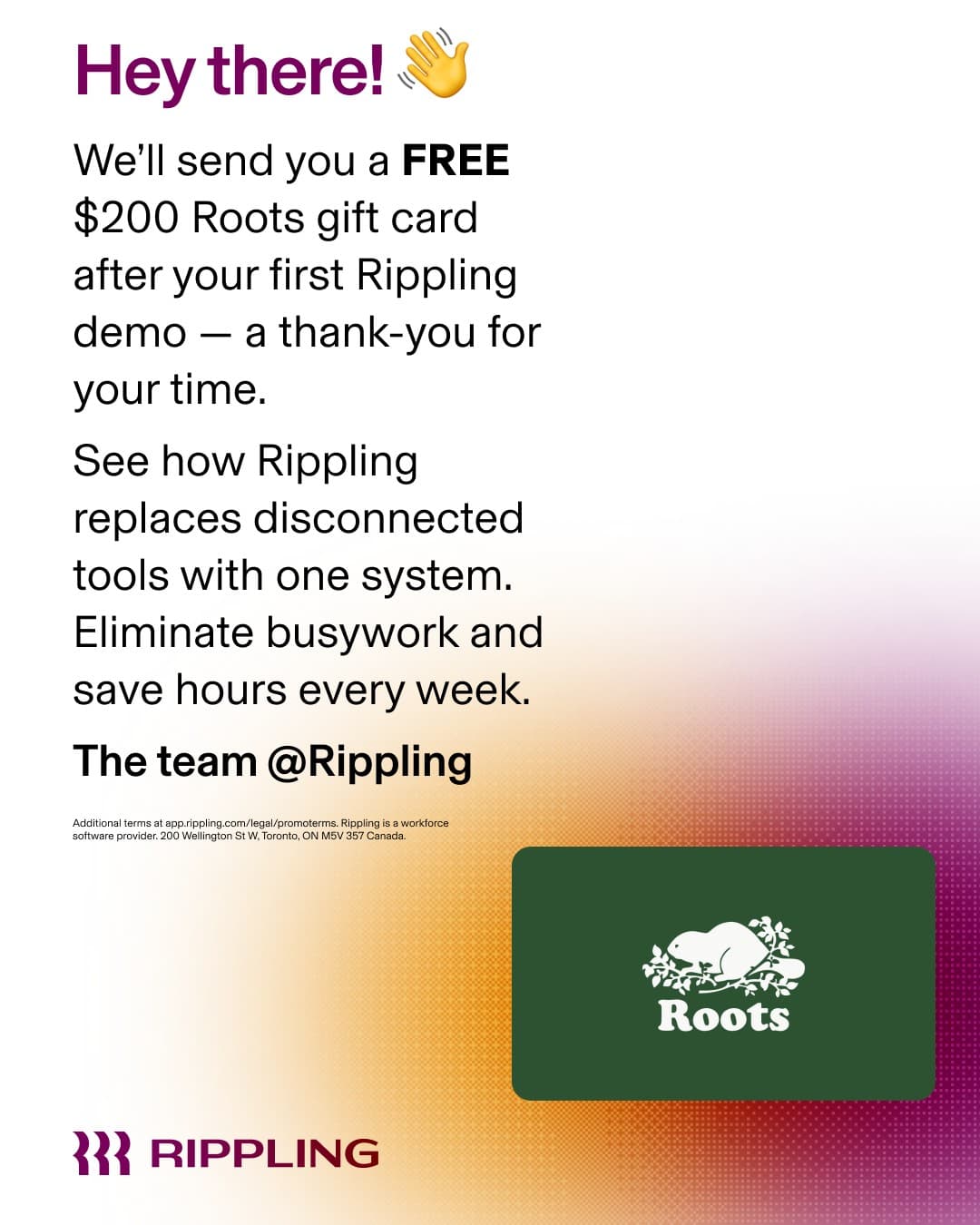 Rippling ยท Offer-First Banner ad