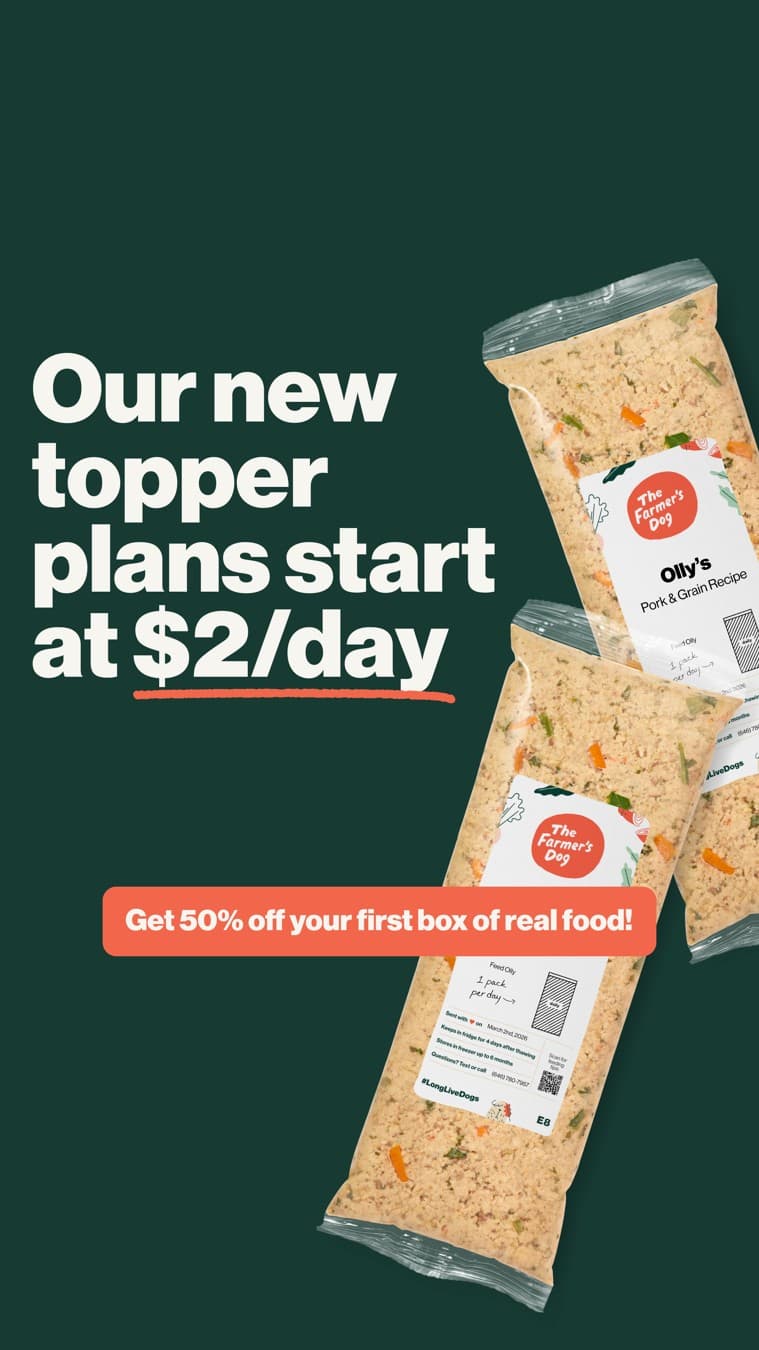 The Farmer's Dog · Offer-First Banner ad
