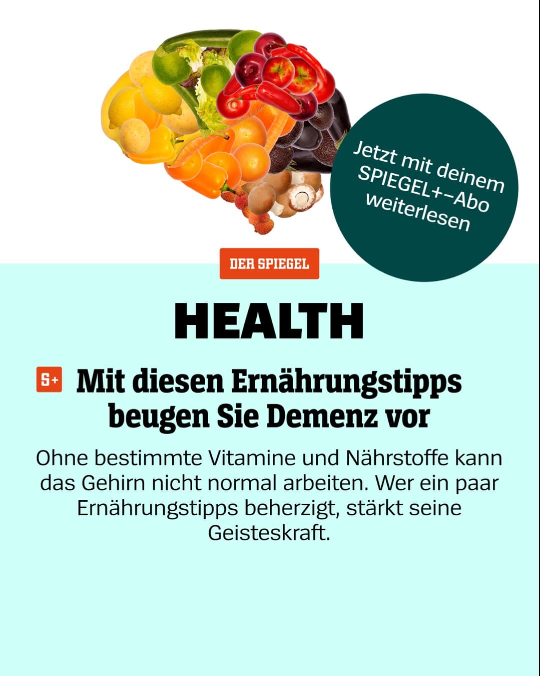 DER SPIEGEL · Editorial ad