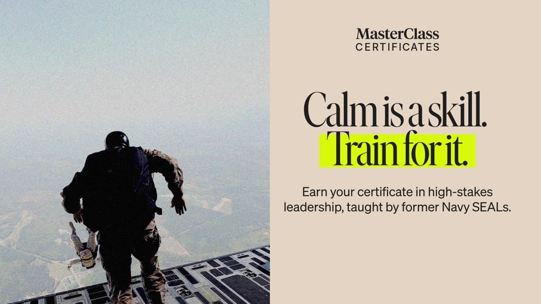 MasterClass · Editorial ad