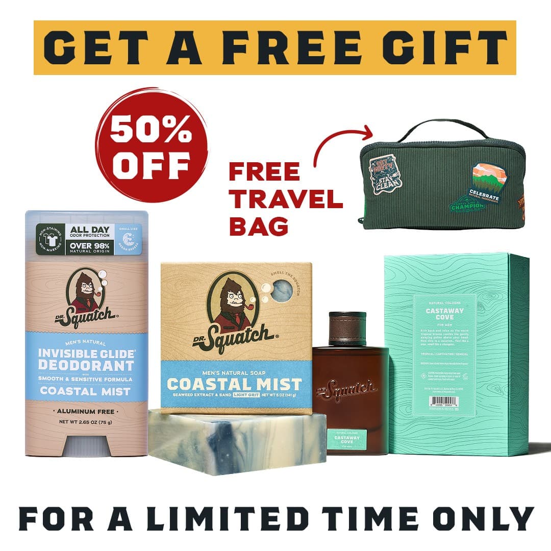 Dr. Squatch · Offer-First Banner ad
