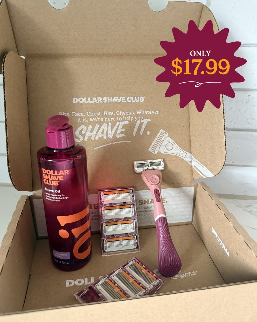 Dollar Shave Club · Offer-First Banner ad