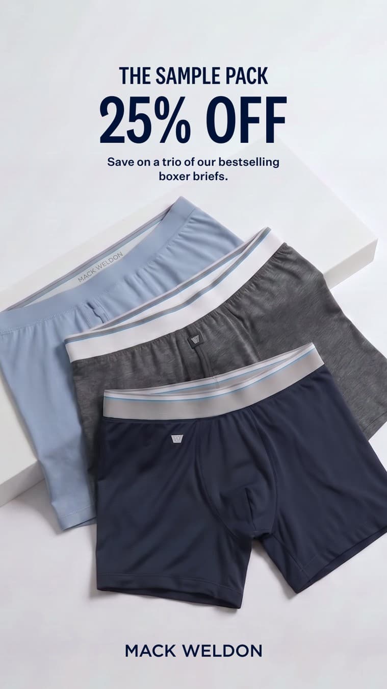 Mack Weldon · Offer-First Banner ad