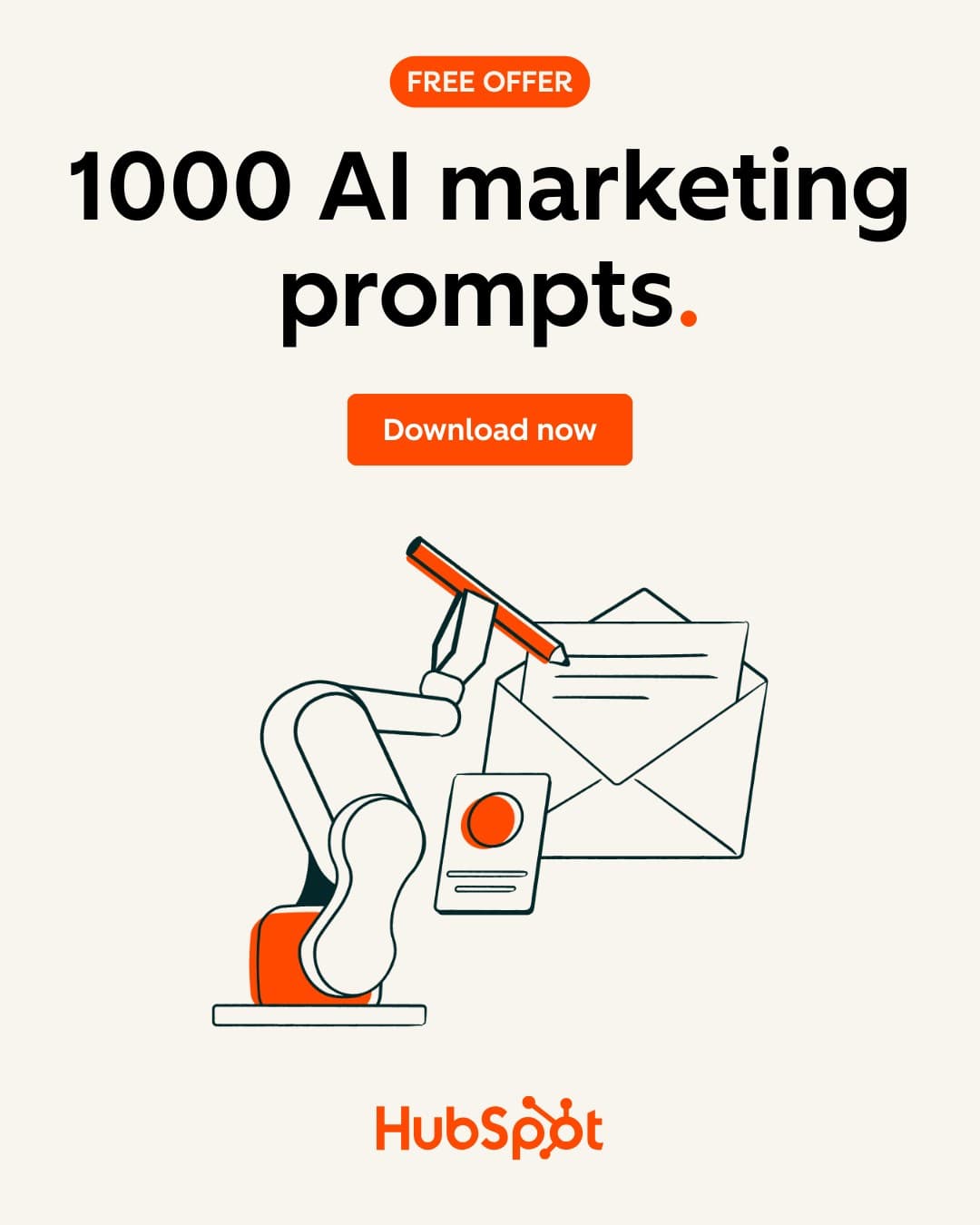 HubSpot · Offer-First Banner ad