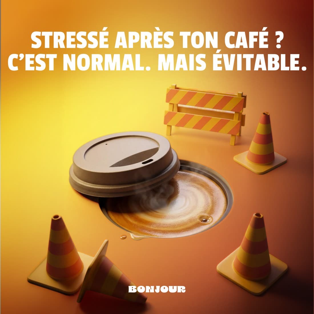 Bonjour · Editorial ad