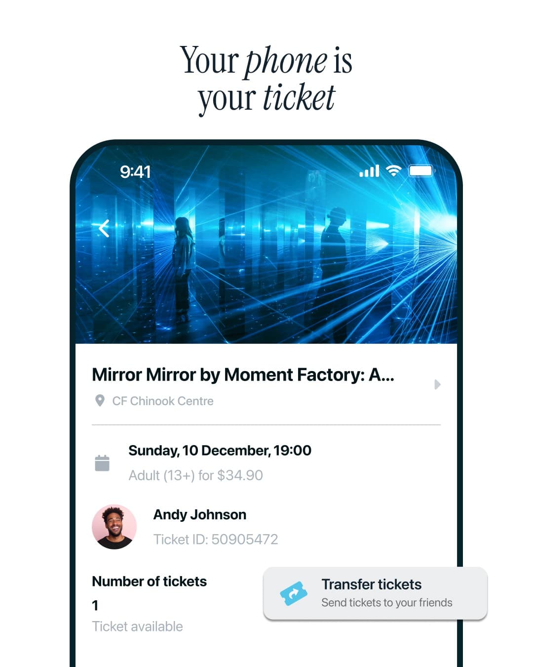 Candlelight Concerts by Fever · Document Mockup ad
