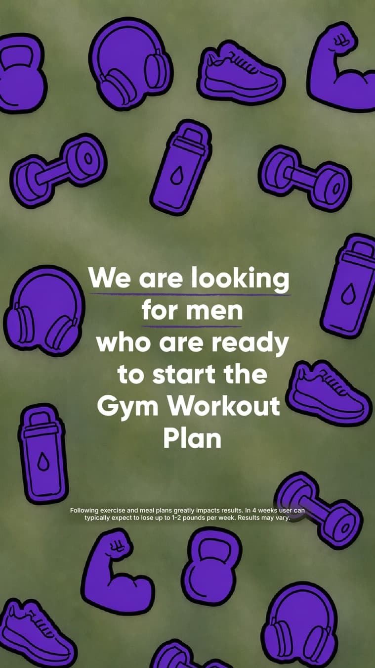 BetterMen: Workout Planner · Collage ad