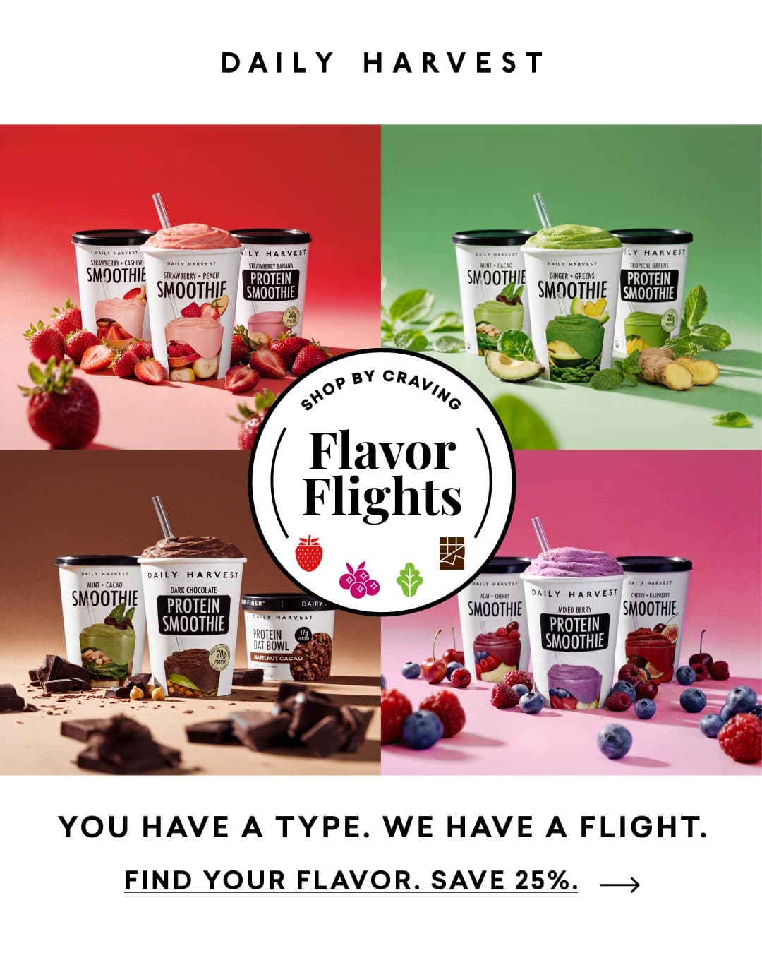 Daily Harvest · Collage ad
