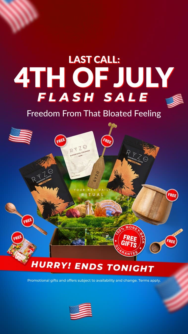 RYZE Superfoods · Offer-First Banner ad
