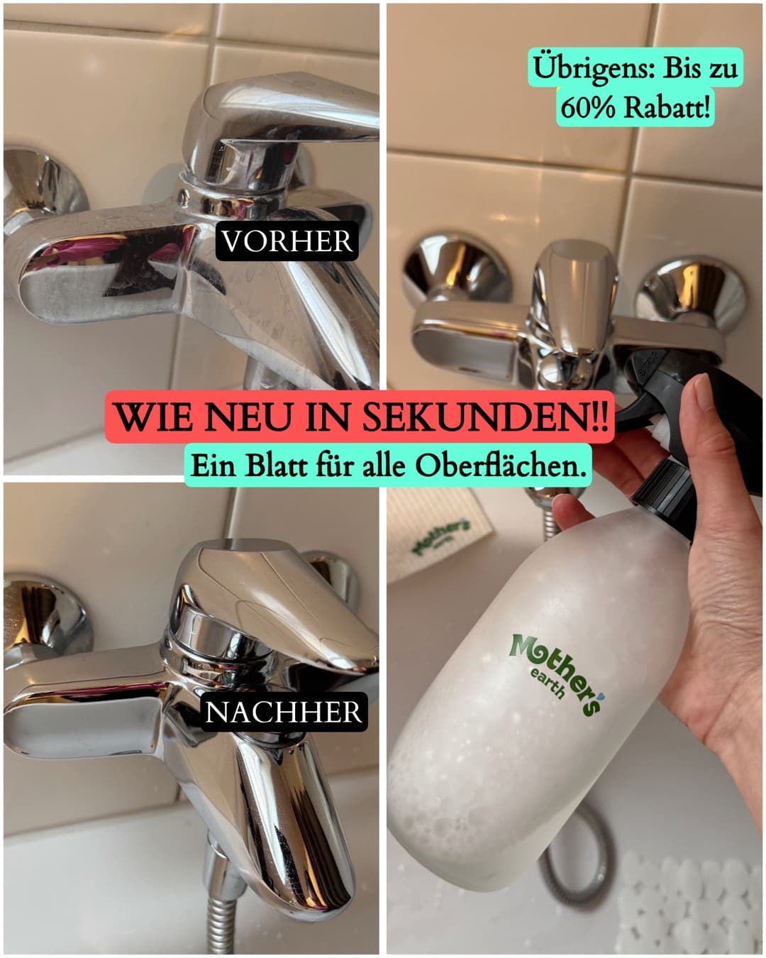 Mothers Earth · Before and After ad