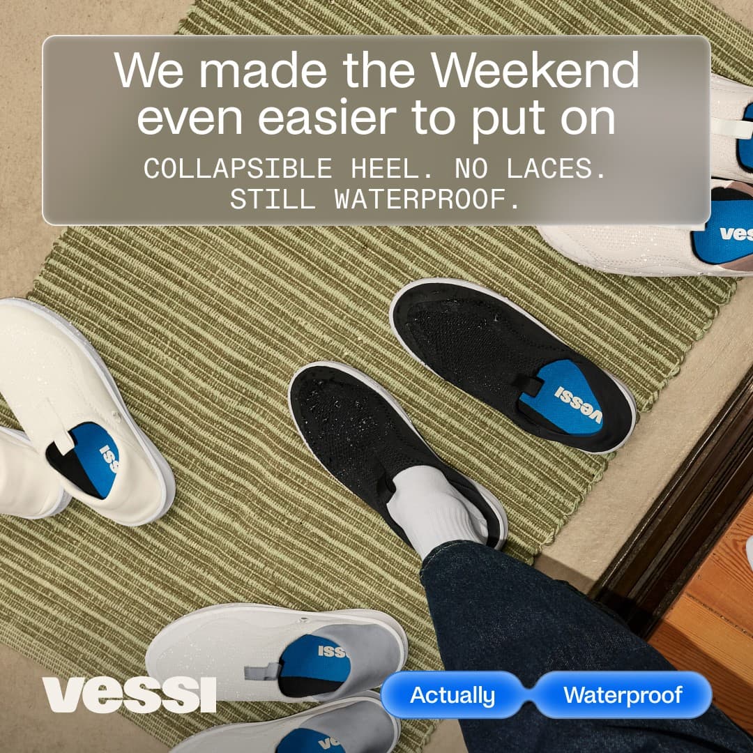 Vessi · Flatlay ad