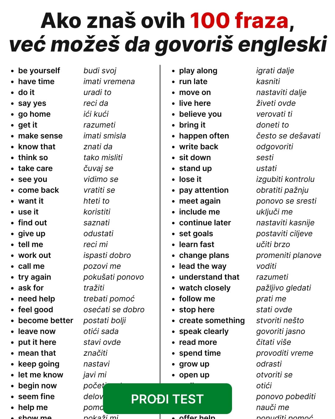 EWA: Learn Languages · Listicle ad