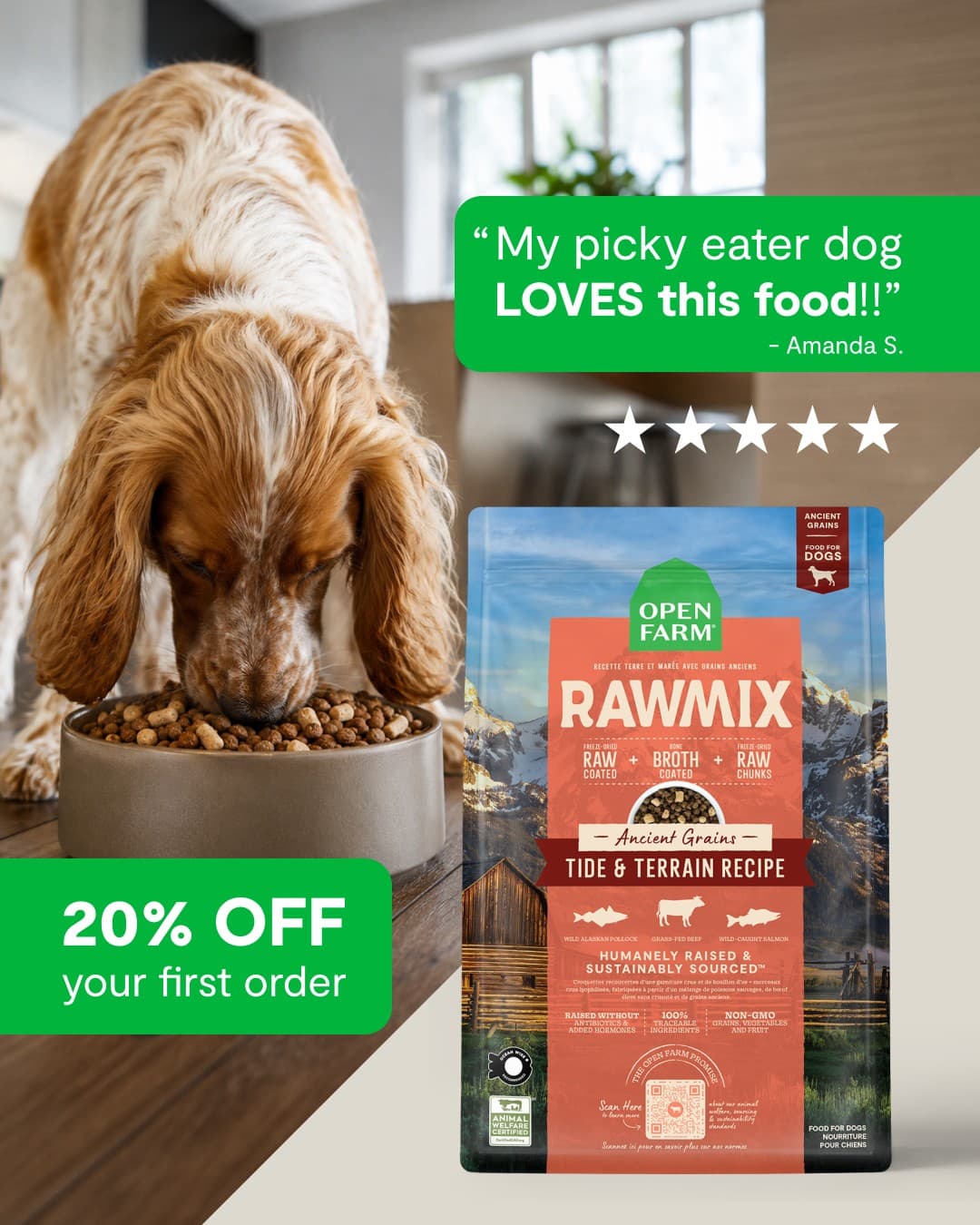 Open Farm · Review ad