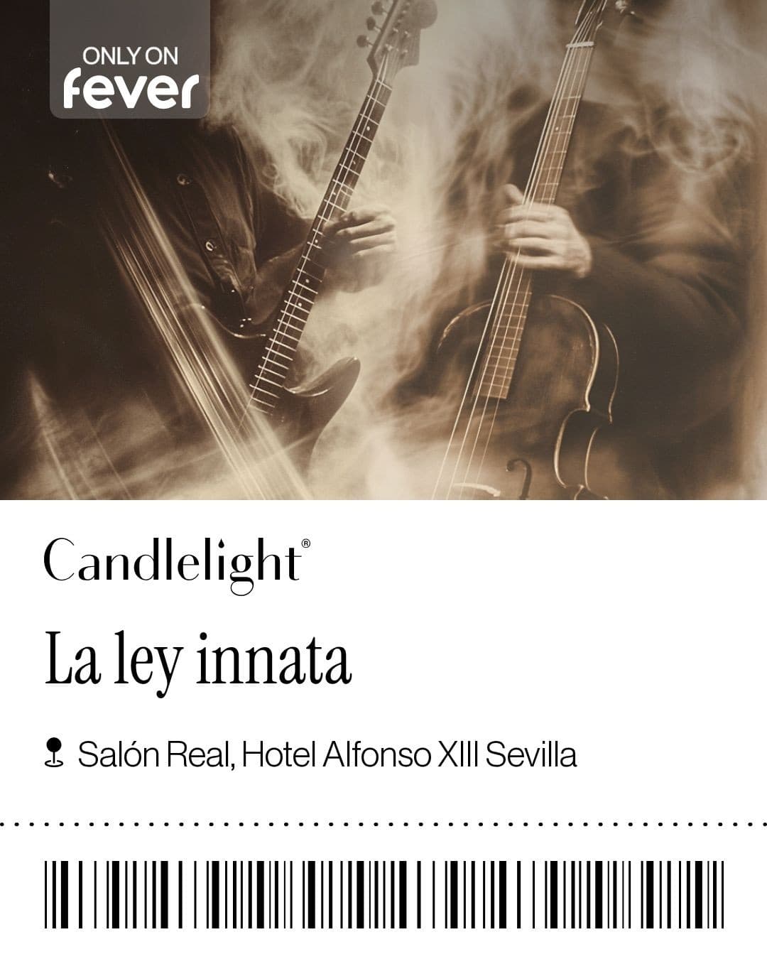 Candlelight Concerts by Fever · Document Mockup ad