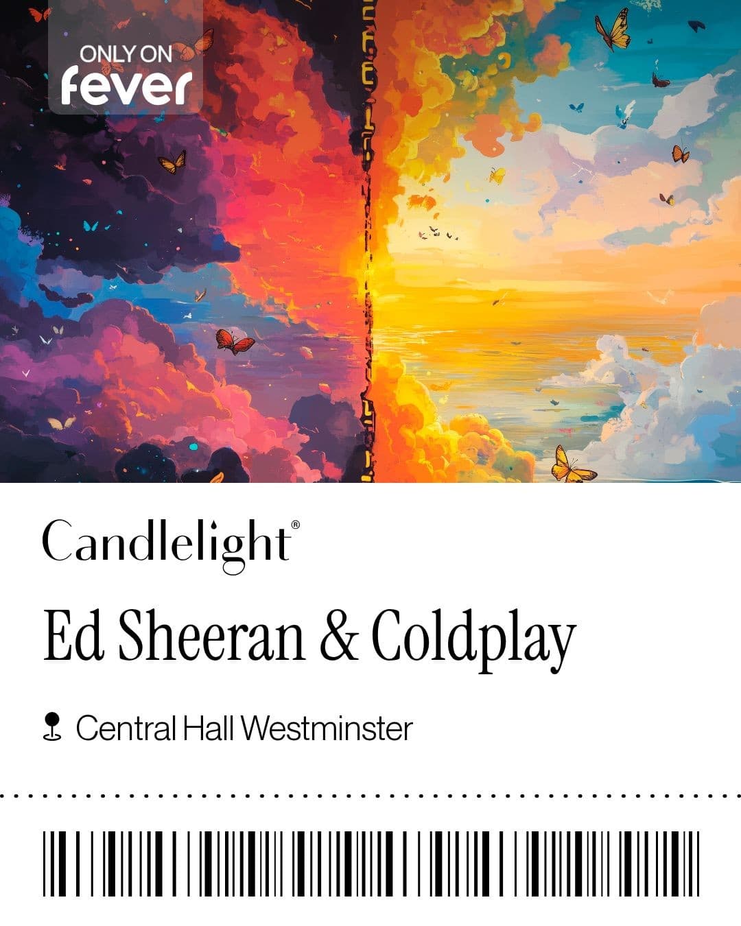 Candlelight Concerts by Fever · Document Mockup ad