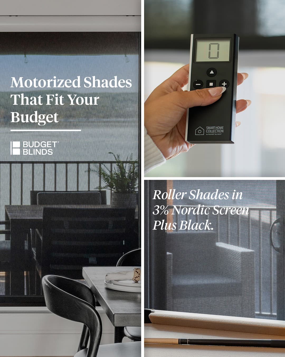 Budget Blinds · Collage ad