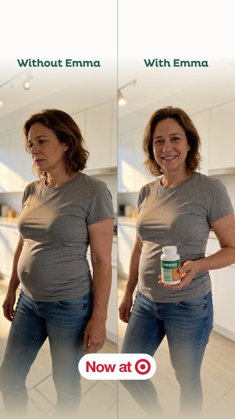 Emma · Before and After ad
